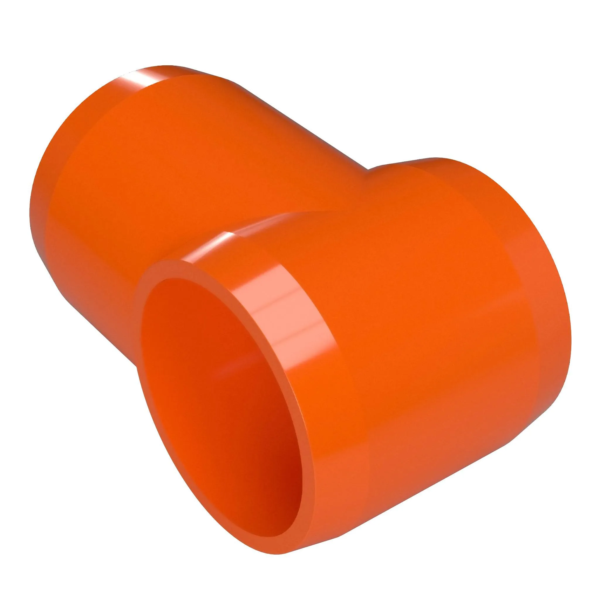 1 in. Slip Sling PVC Tee, Furniture Grade - Orange