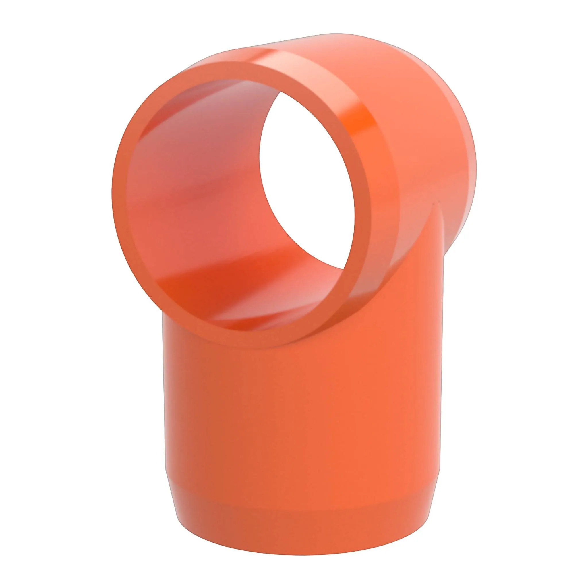 1 in. Slip Sling PVC Tee, Furniture Grade - Orange