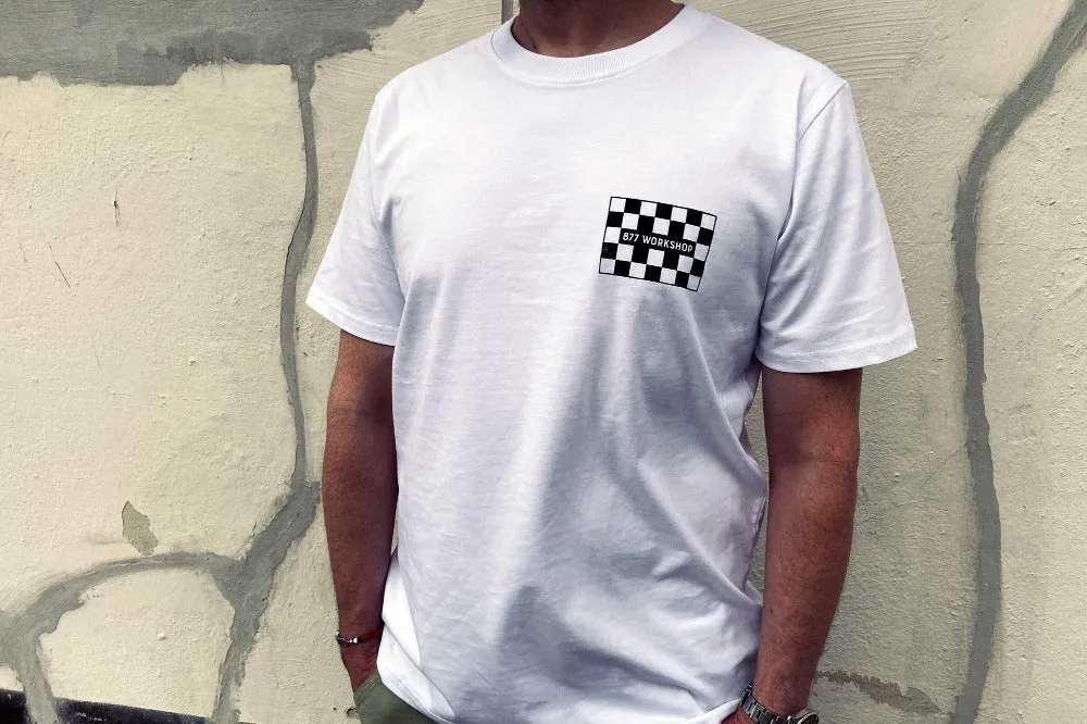 #182 - Men’s T-Shirt 877 Workshop Checkered Flag