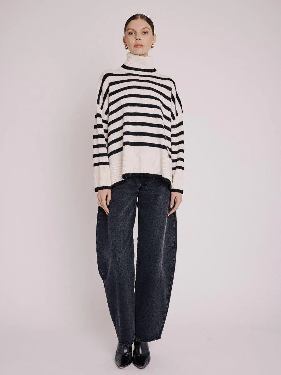 Annie Loose Turtleneck Sweater