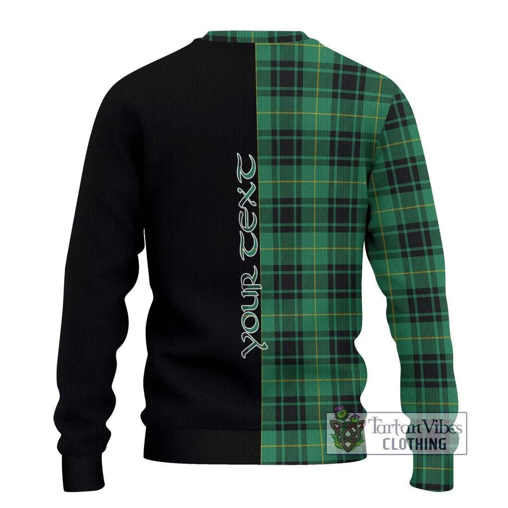 Arthur Ancient Tartan Ugly Sweater with Family Crest and Half Of Me Style