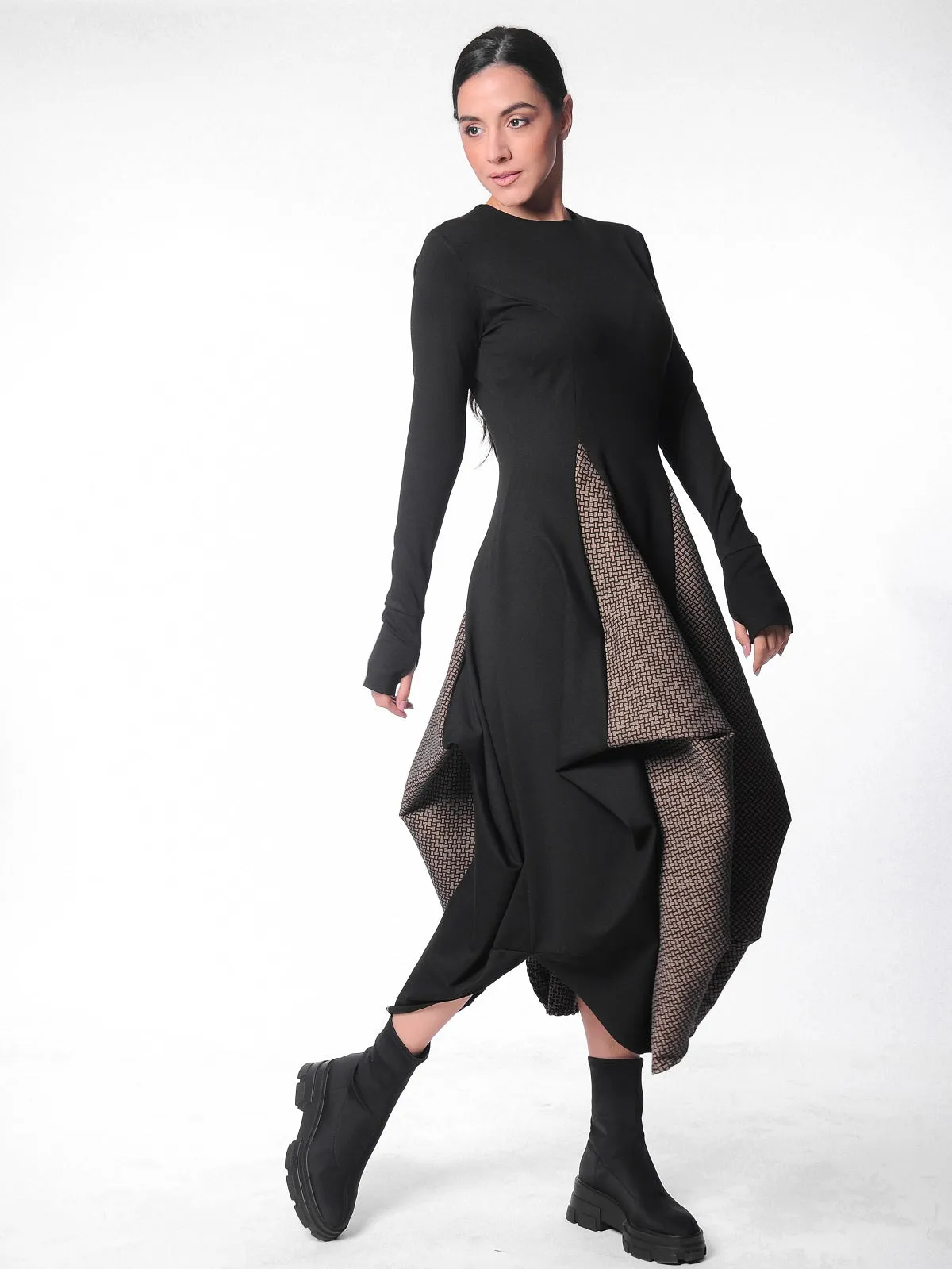 Asymmetric Hem Dress