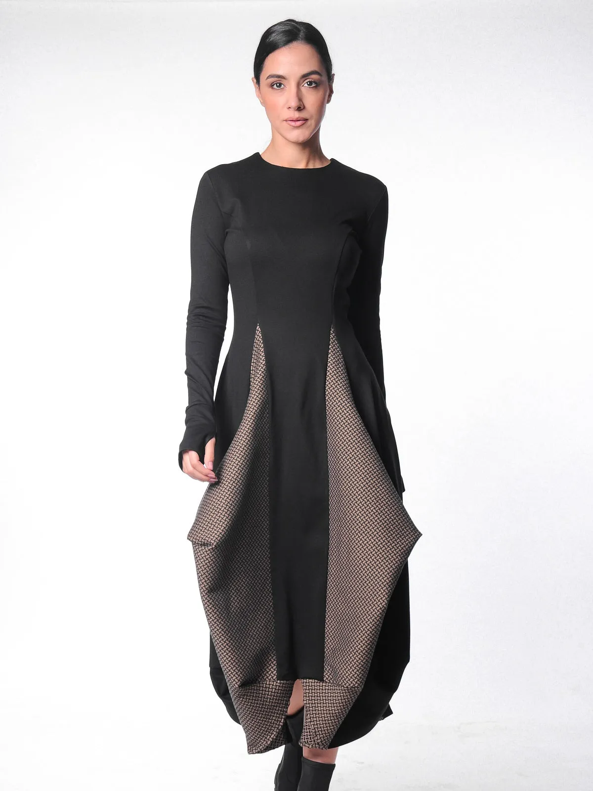 Asymmetric Hem Dress