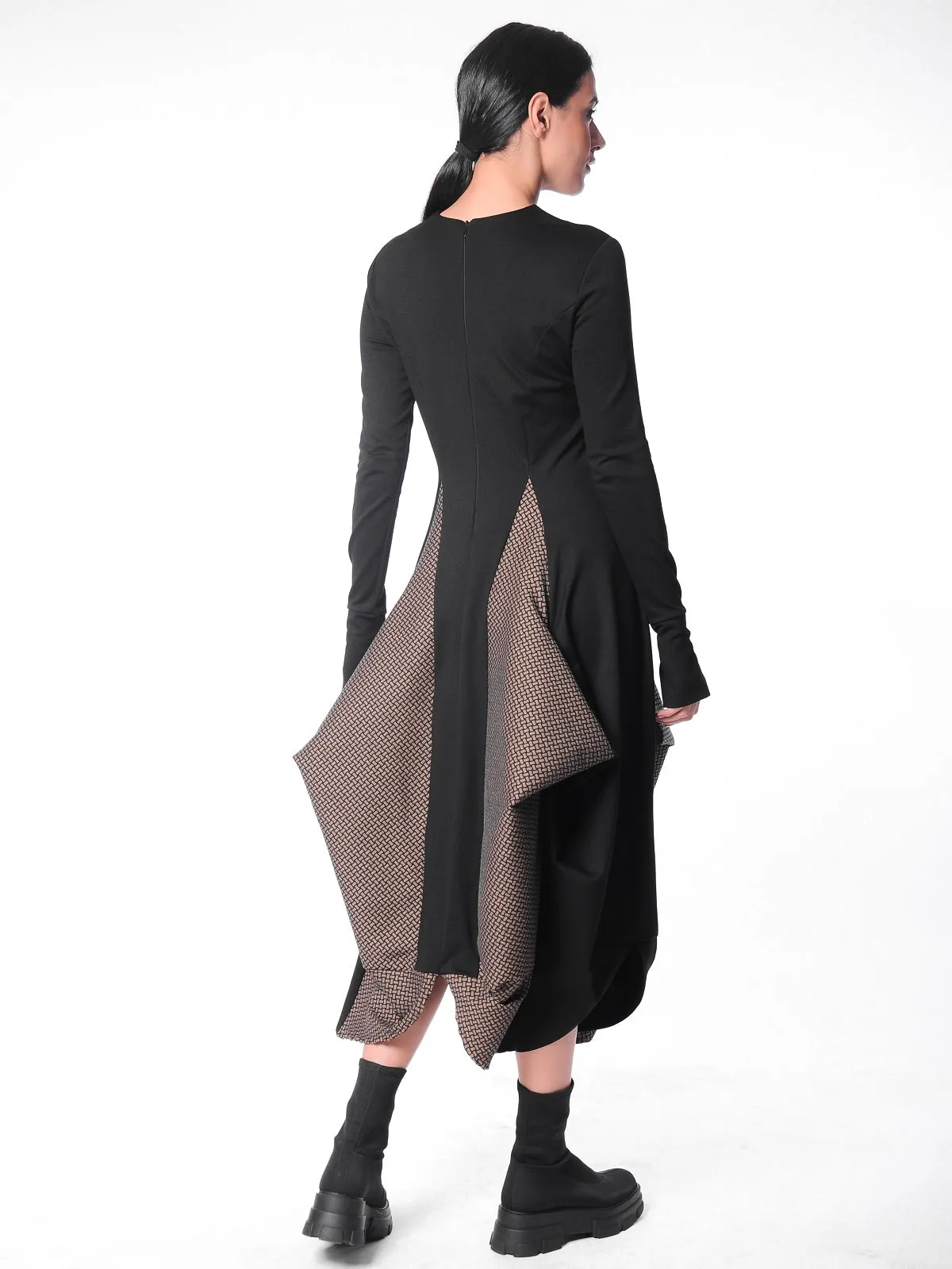 Asymmetric Hem Dress