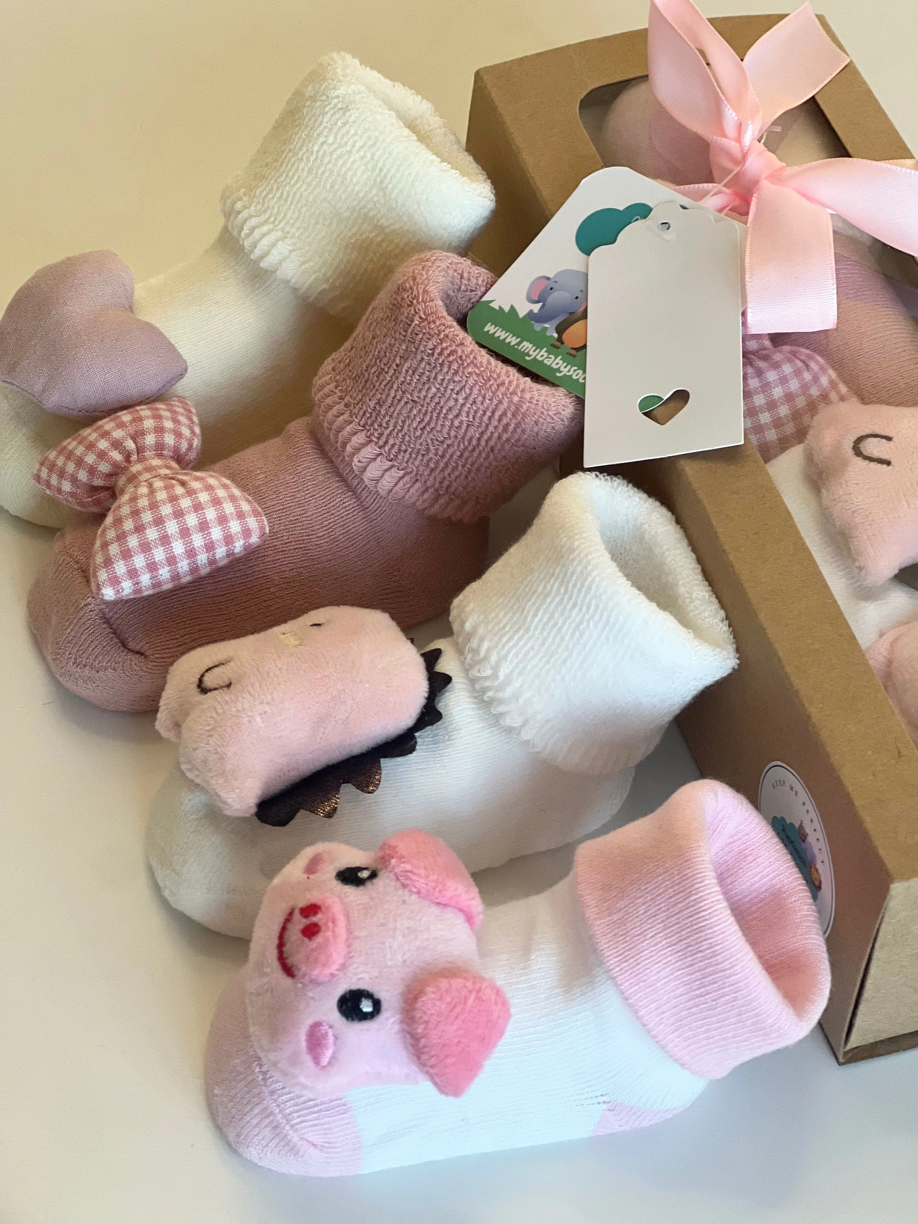 Baby Gift Box - The Pink Sock Collection