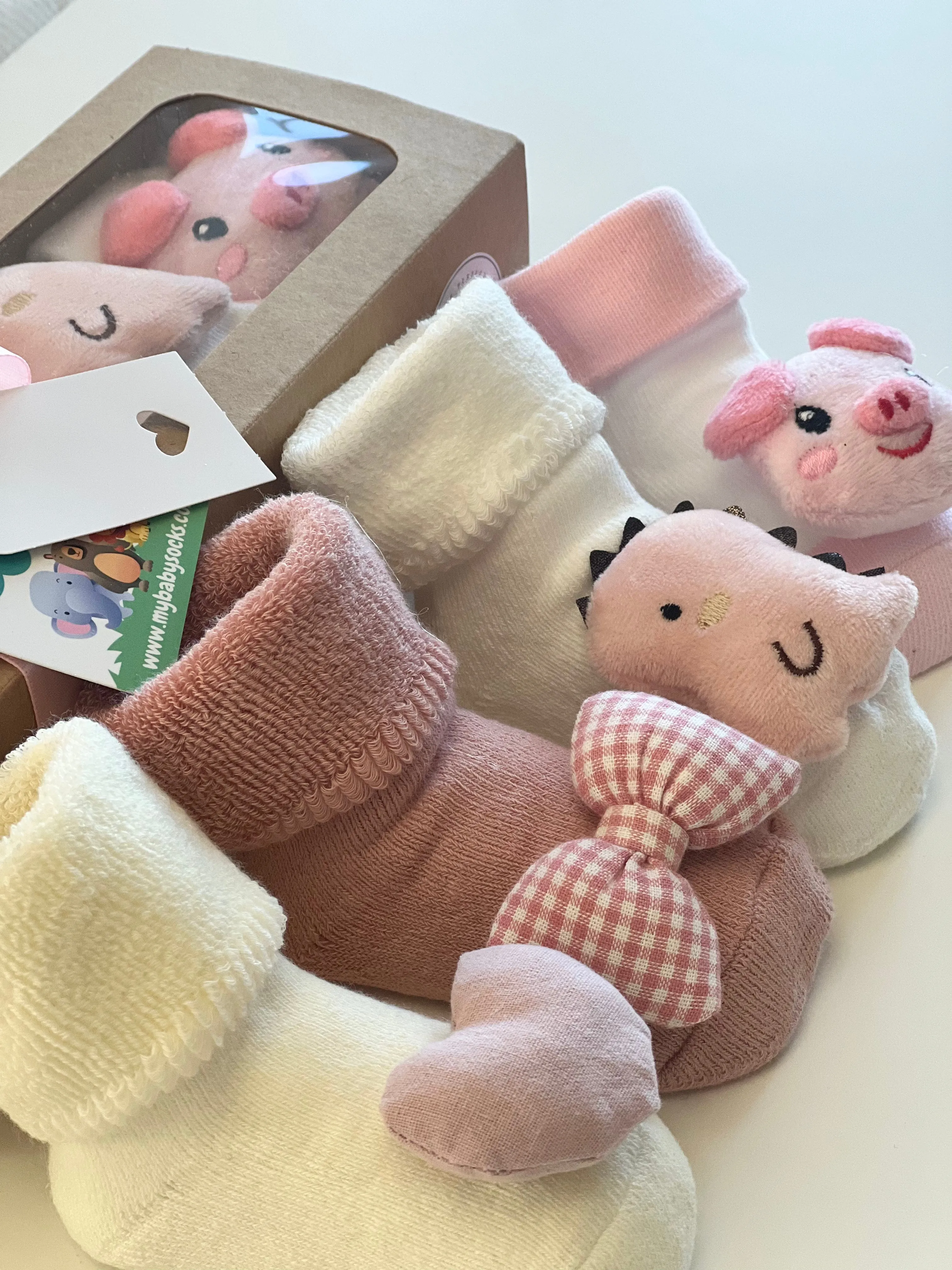 Baby Gift Box - The Pink Sock Collection