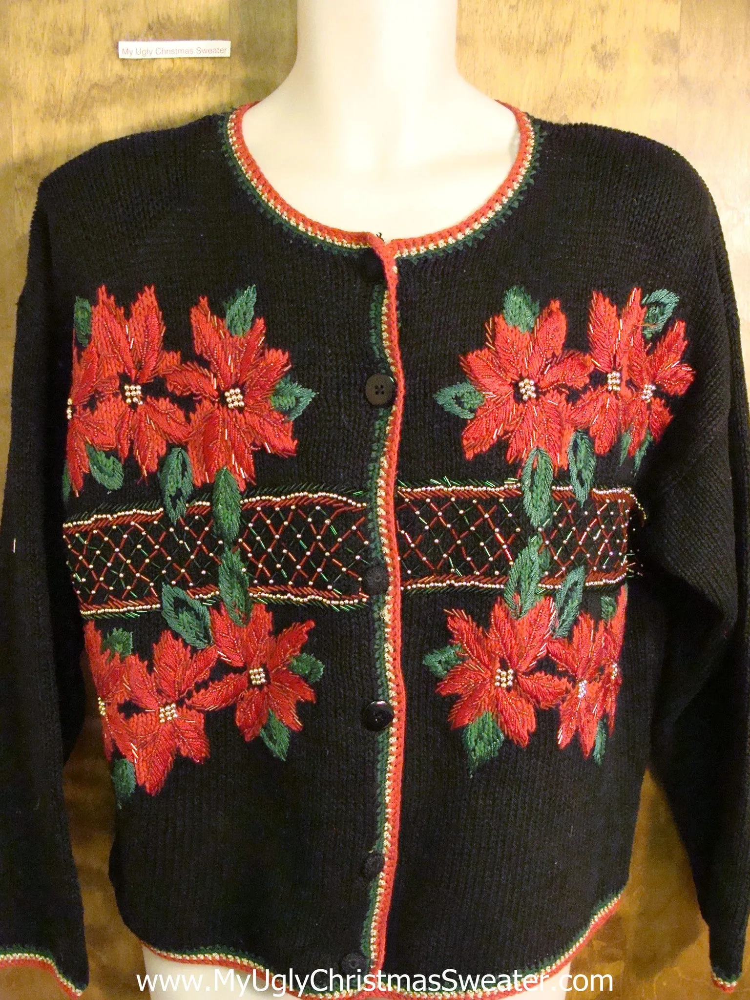 Bad Christmas Sweater with Padded Shoulders