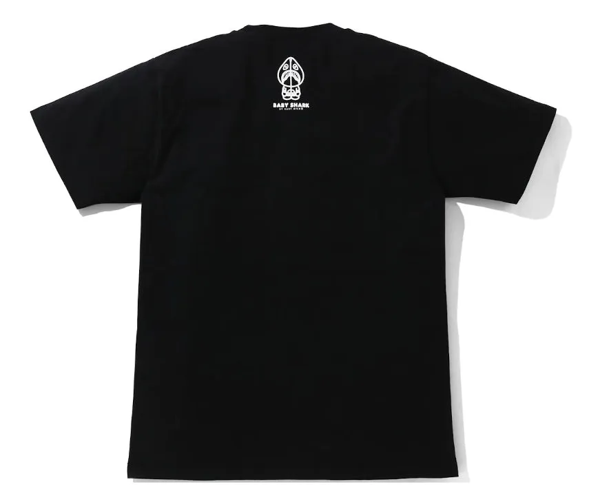 Bape Baby Milo Shark College Tee Black/Navy