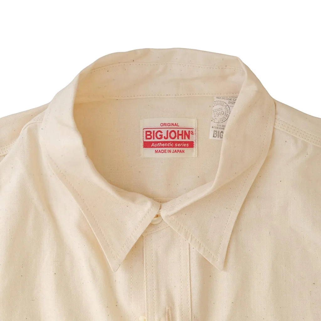 Big John Natural Selvedge Chambray Work Shirt