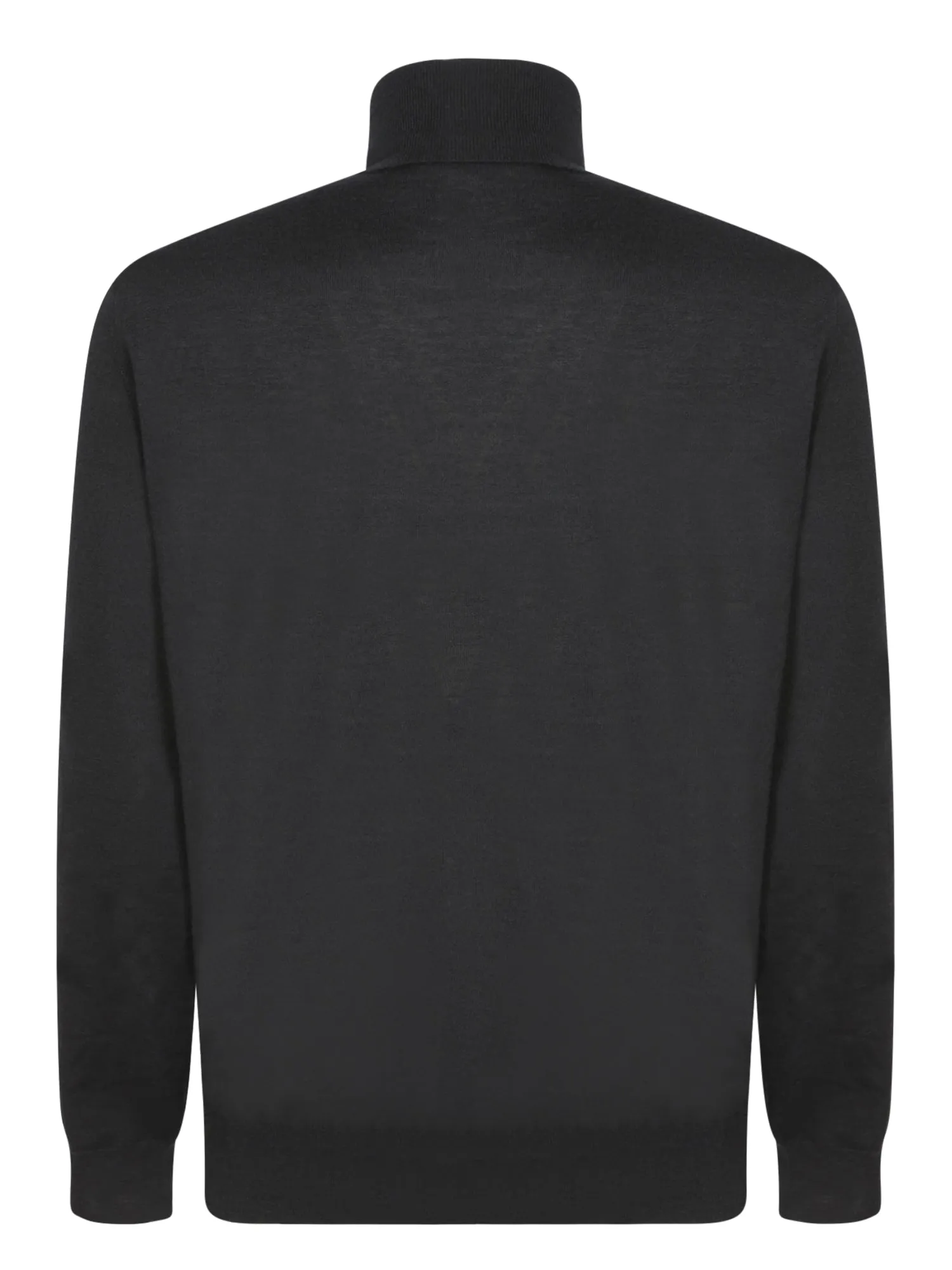 Black Cashmere Turtleneck Sweater