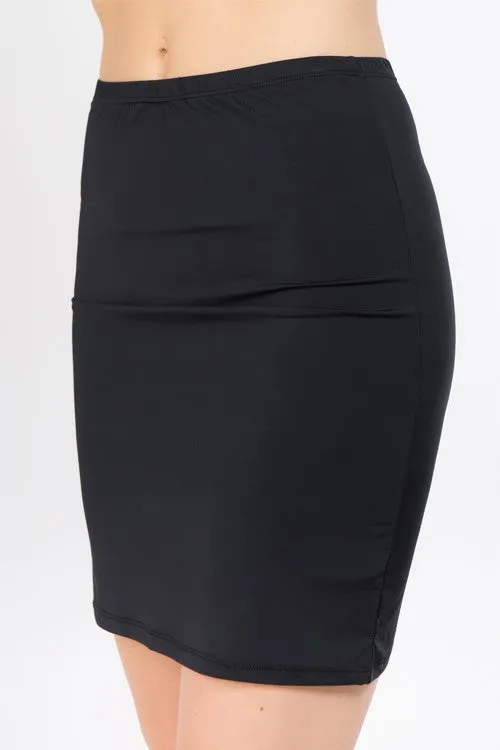 Black Slip Skirt