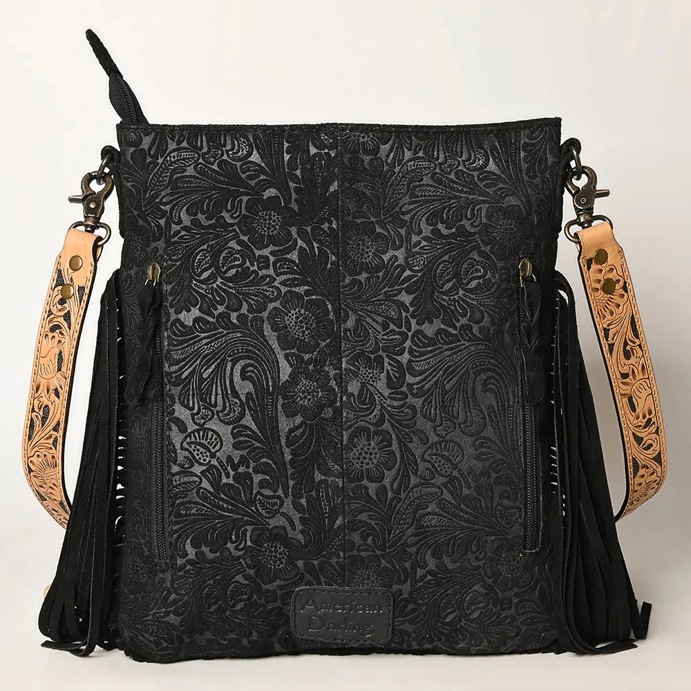 Black Widow Velvet Crossbody