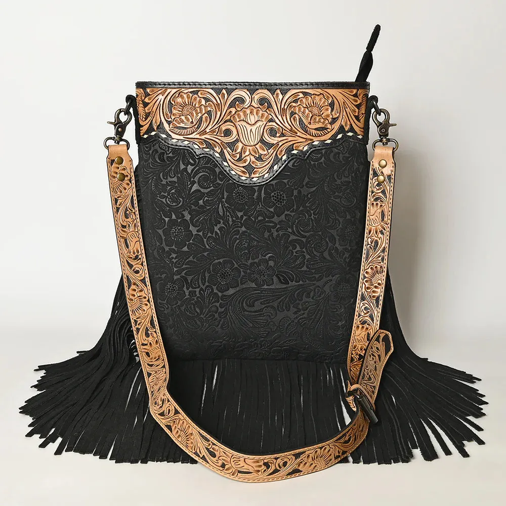 Black Widow Velvet Crossbody