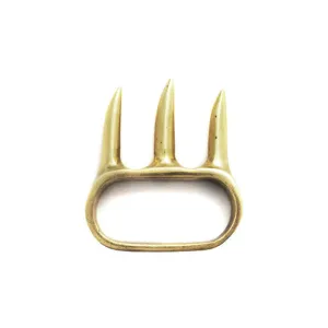 Brass Puma Claw Ring