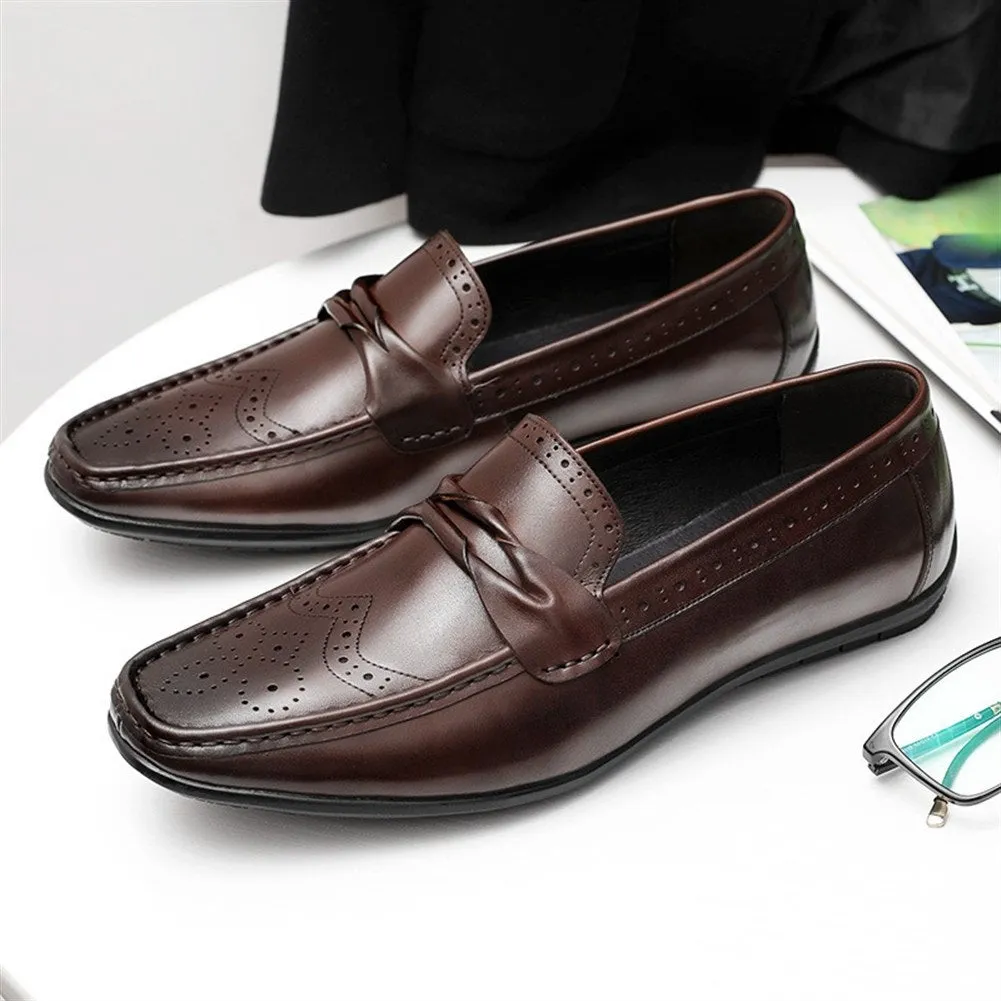 Brogue Carving Flats Casual Loafer for Men