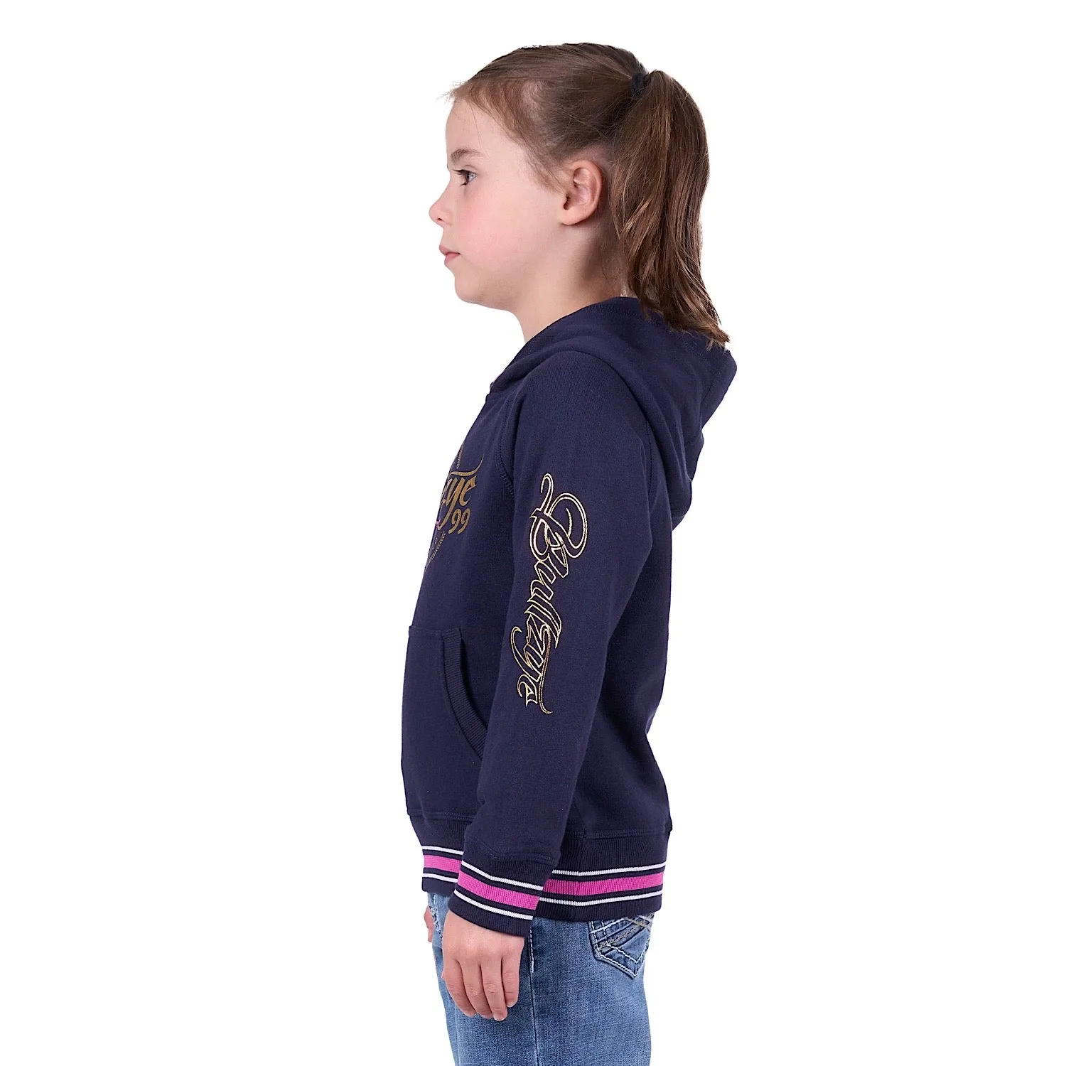 Bullzye Girl's Arden Pullover Hoodie Dark Navy