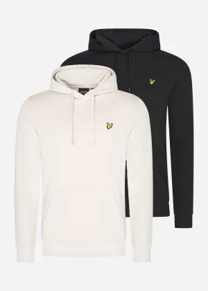 Bundle pullover hoodie - cove - jet black