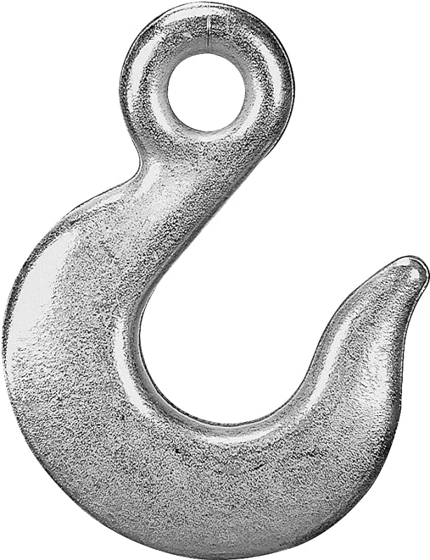 Campbell T9100424 Eye Slip Hook, 1/4 in, 1300 lb Working Load, 43 Grade, Steel, Zinc :EA: QUANTITY: 1