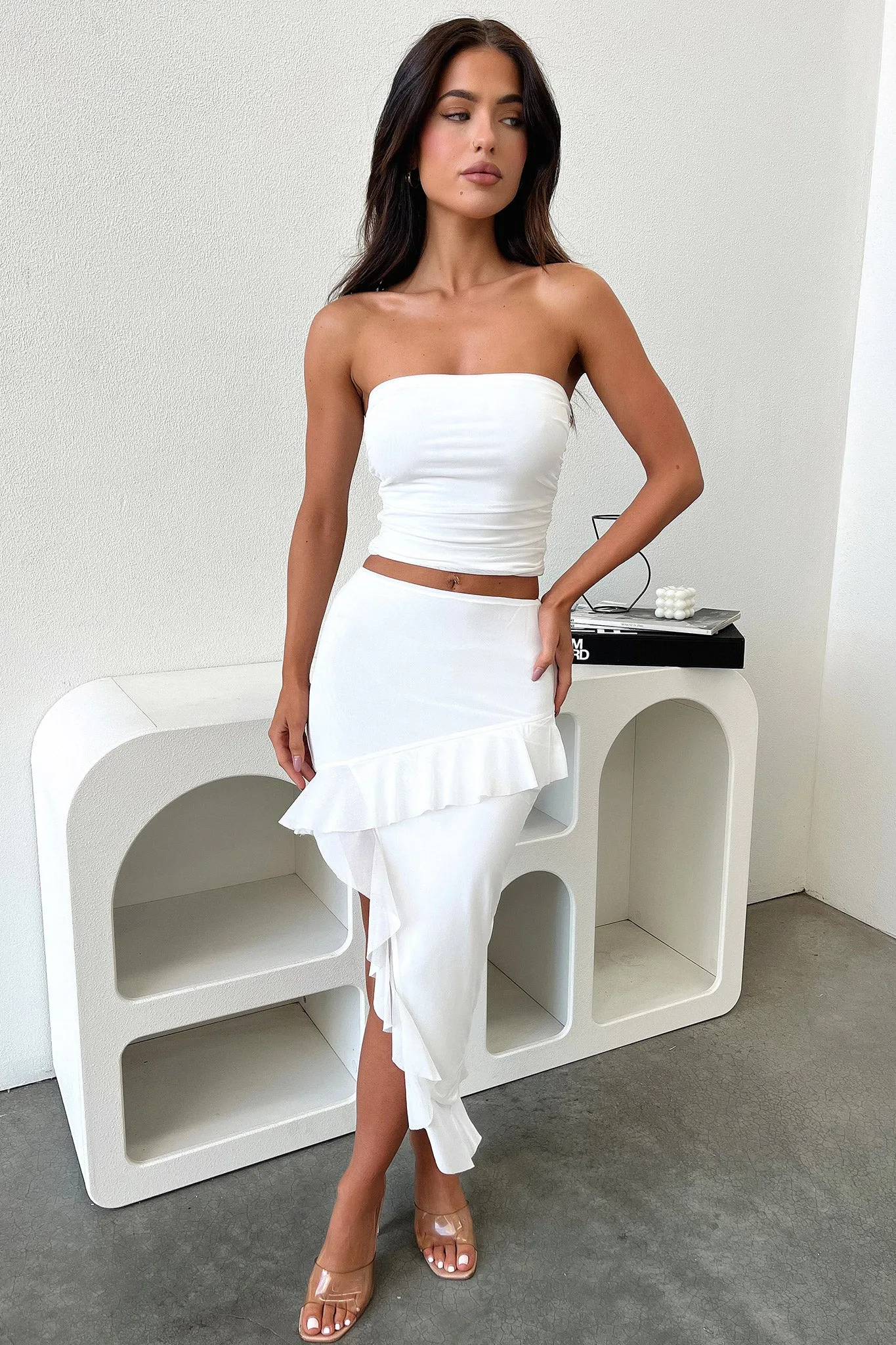 Cardona Skirt - White