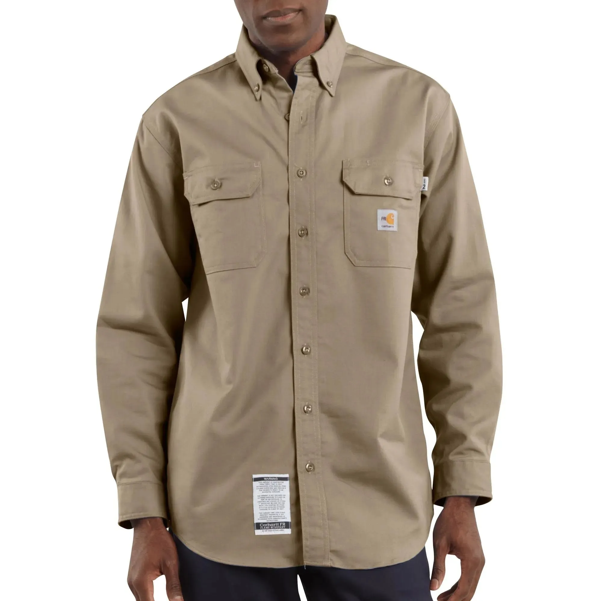 CARHARTT - Flame Resistant Loose Fit Midweight Twill Long-Sleeve Shirt