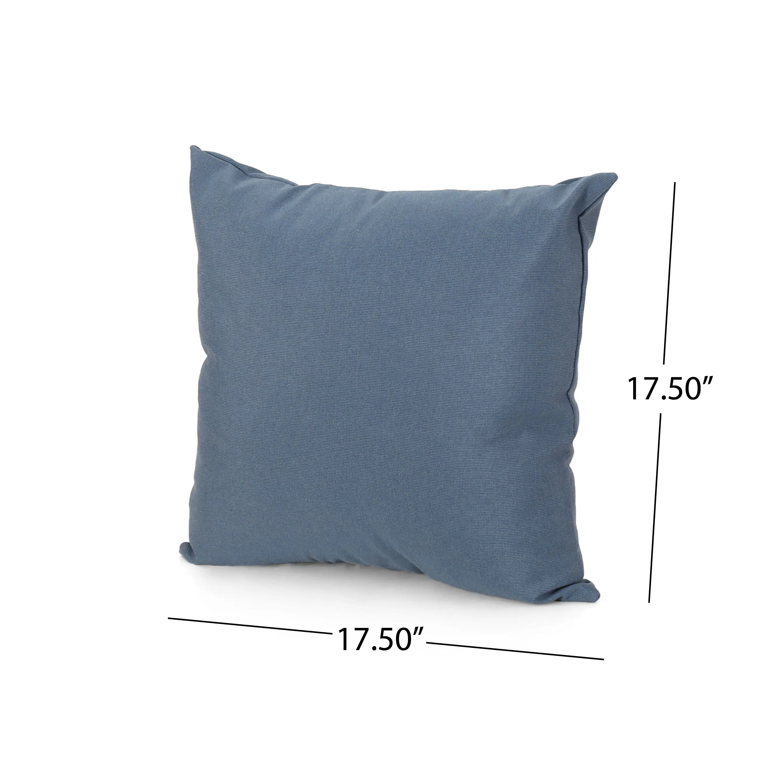 Cassandra Modern Throw Pillow, Dusty Blue