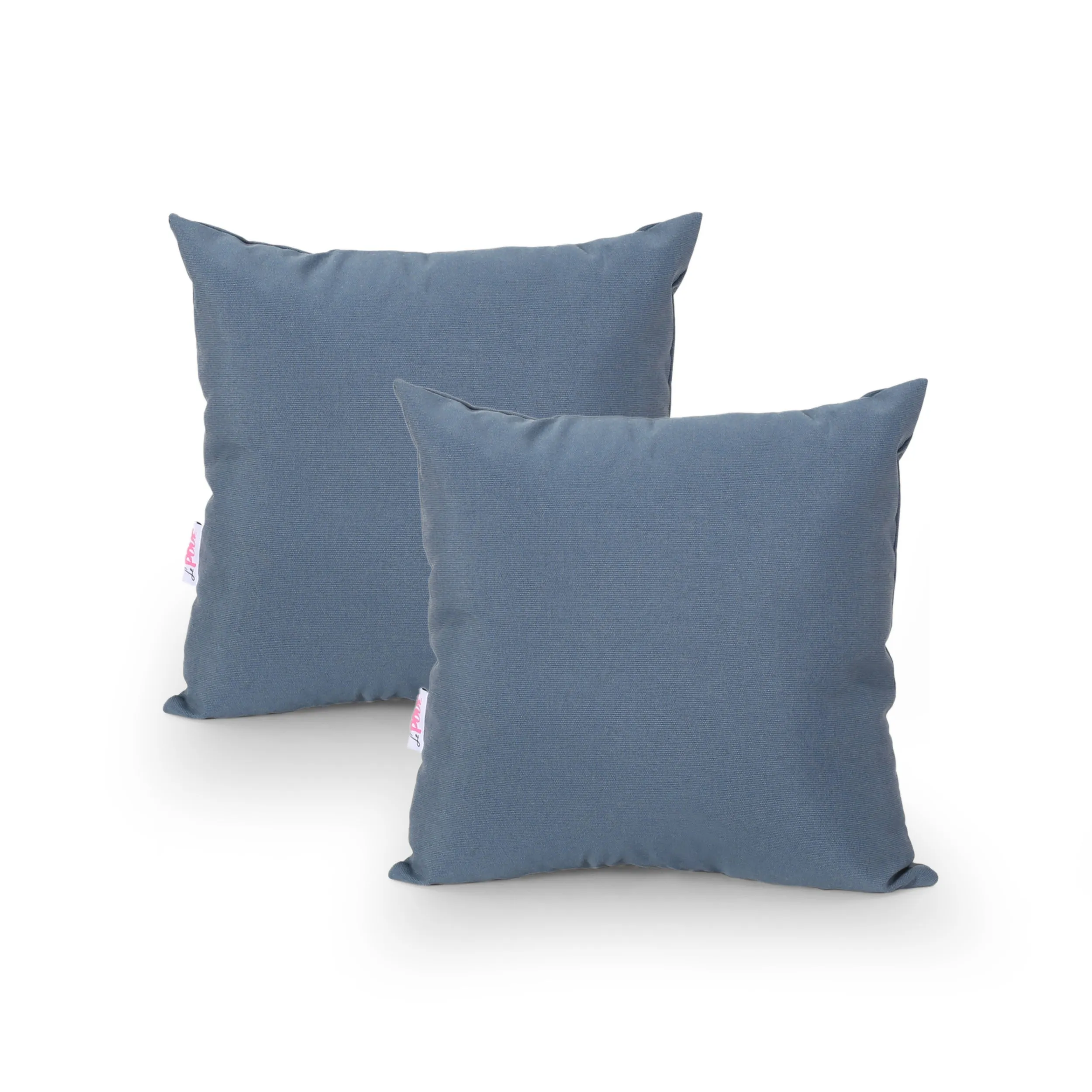 Cassandra Modern Throw Pillow (Set of 2), Dusty Blue