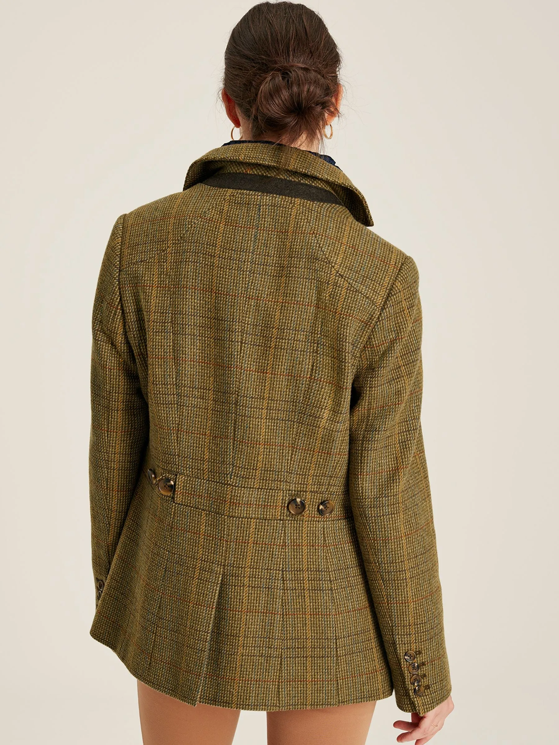 Clarence Tweed Blazer - Green Tweed