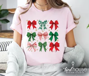 Coquette Girly Christmas Bows Shirt