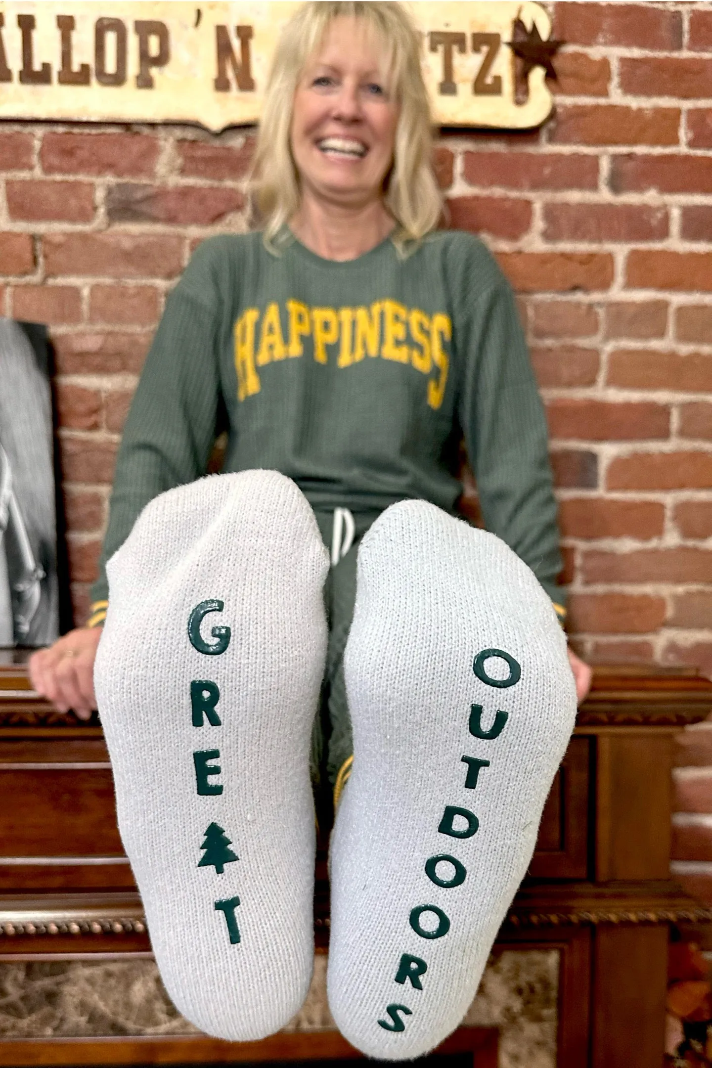 Cozy 'Great Outdoors' Socks by PJ Salvage