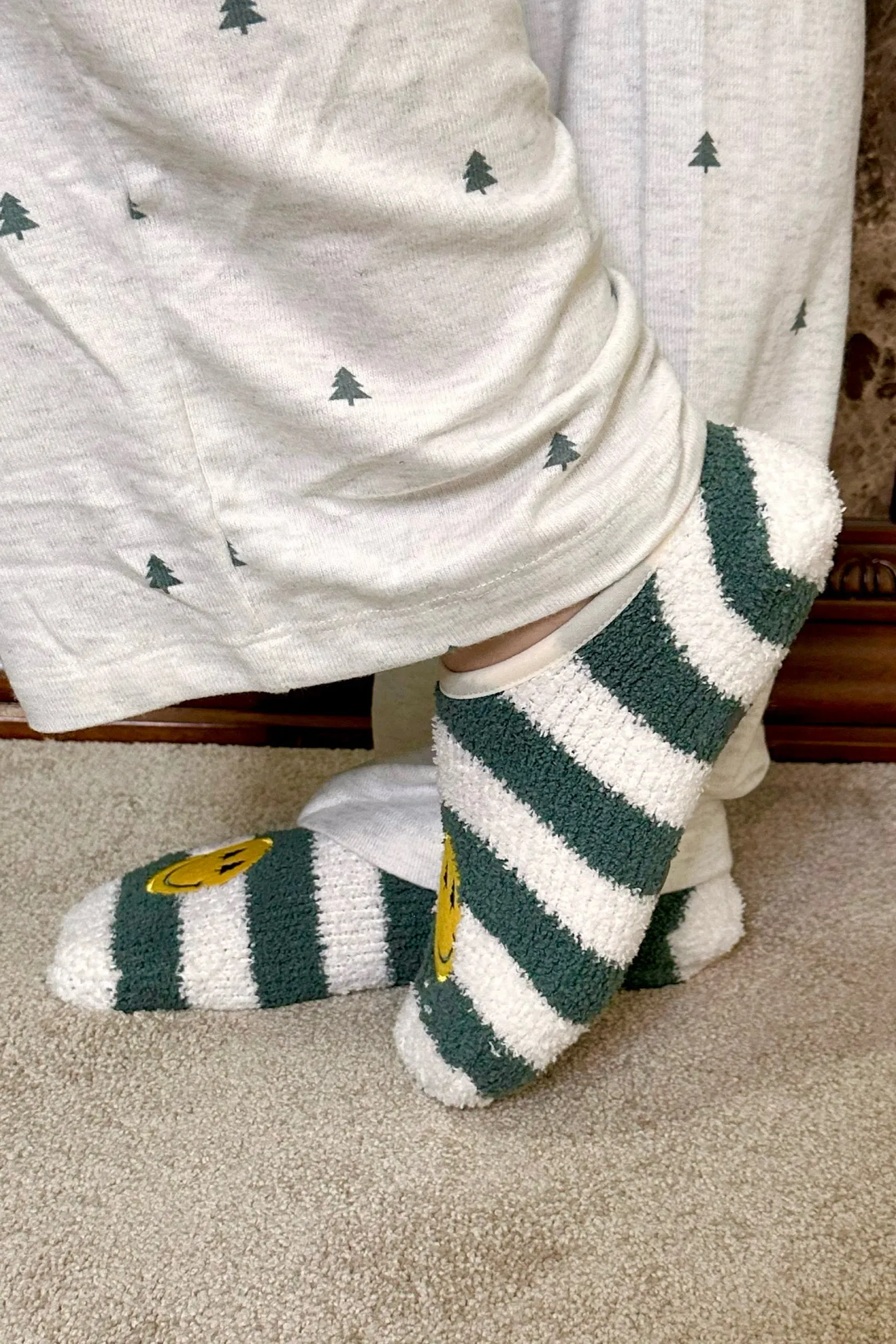 Cozy Smiley Socks by PJ Salvage