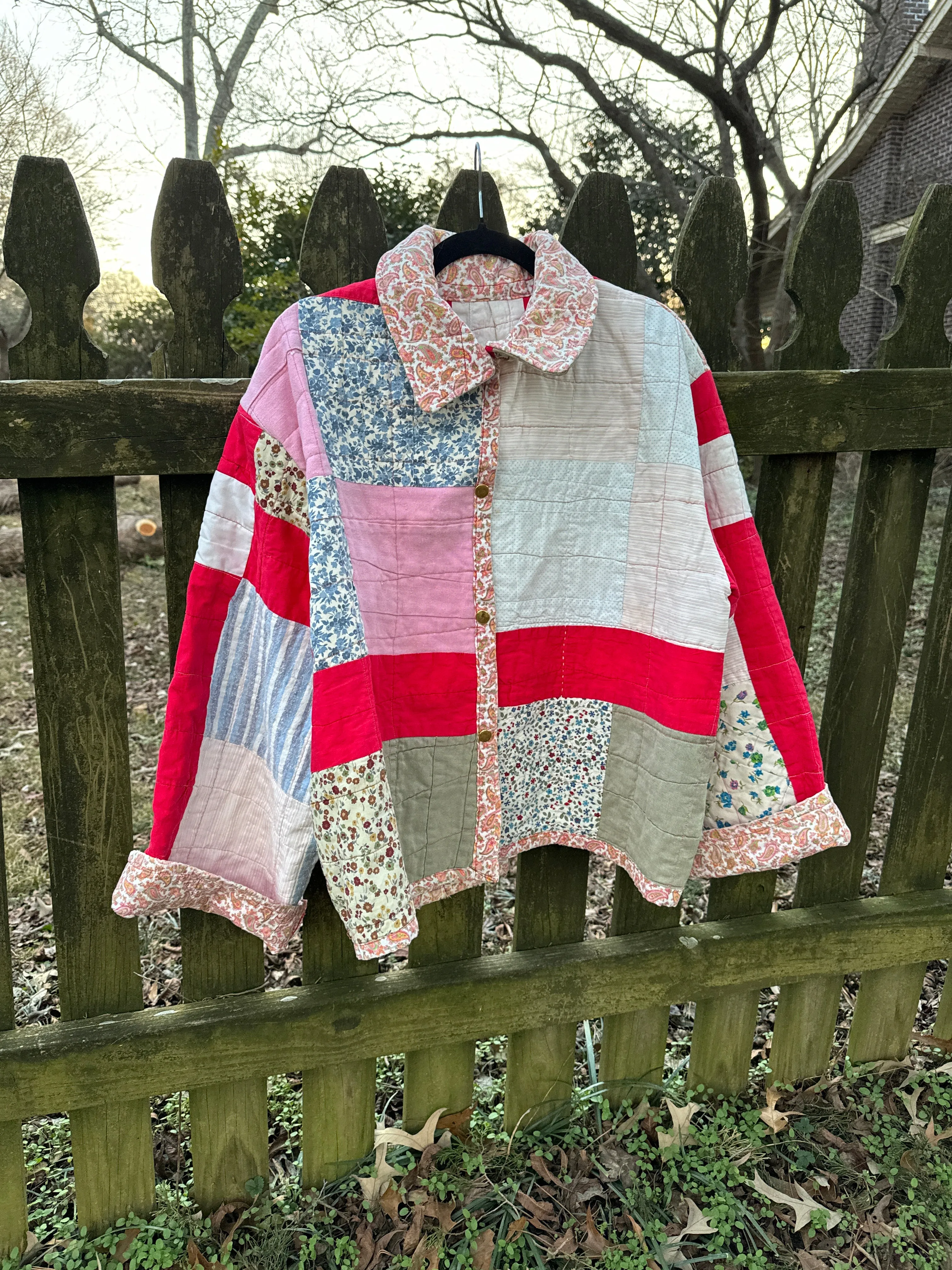 Custom Cropped Quilt Coat- BYOB