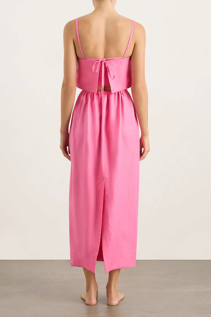 Delphi Cocoon Skirt - Rose