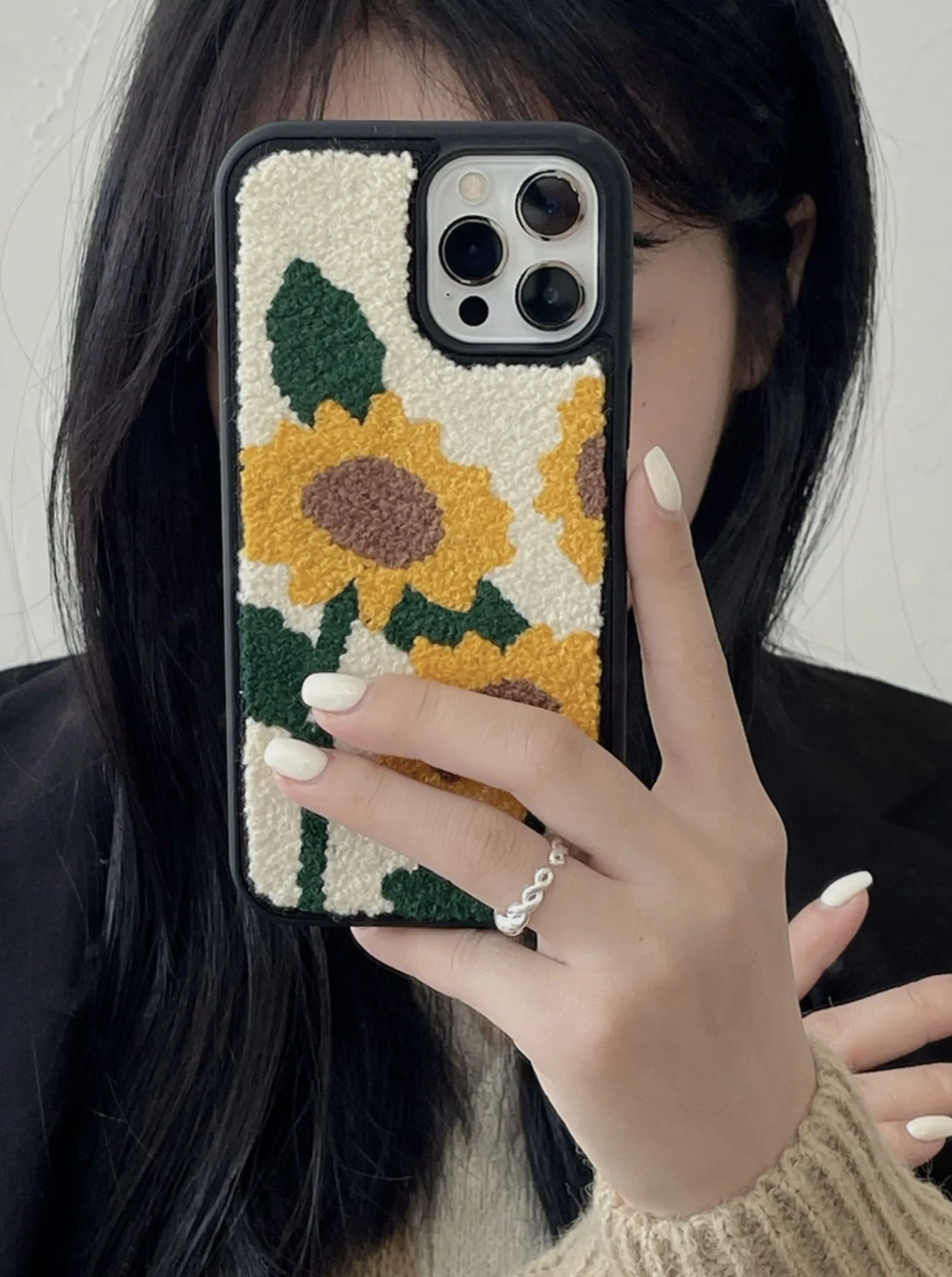 Desert Embroidered iPhone Case