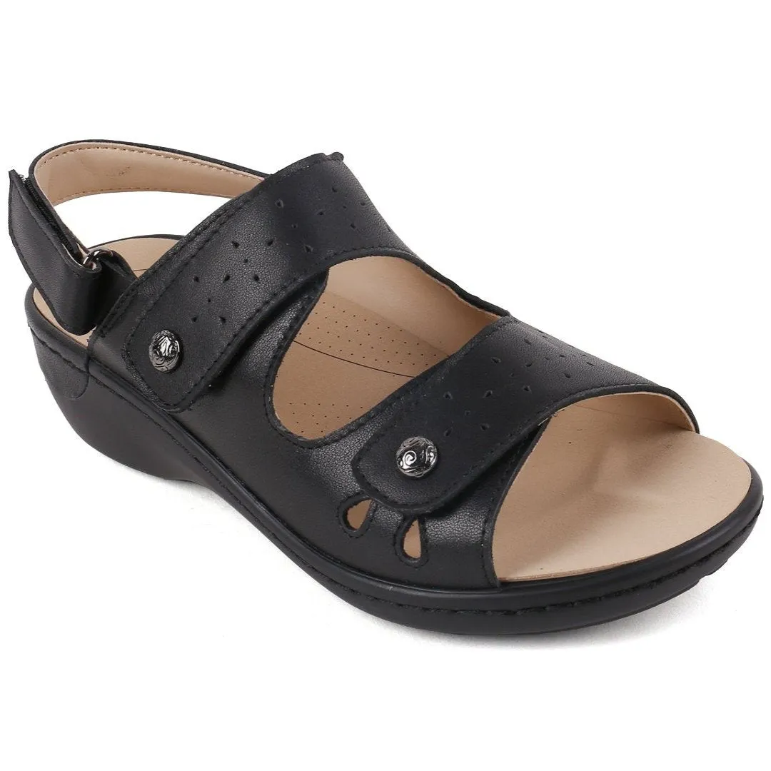 DR.KONG WOMEN REMOVABLE INSOLE SANDALS DK-S8000440E4-BLK(RP : $179)