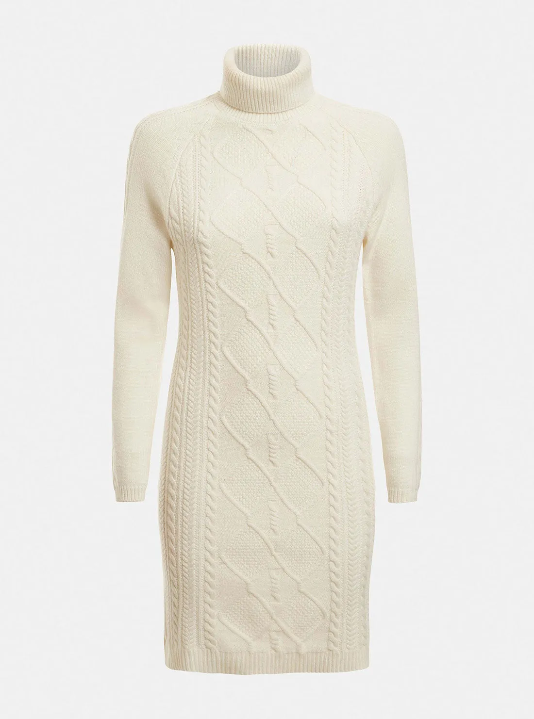 Eco Cream Elisabeth Knit Mini Dress