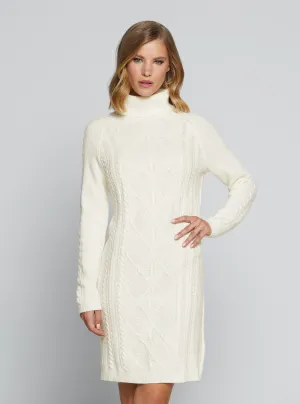 Eco Cream Elisabeth Knit Mini Dress