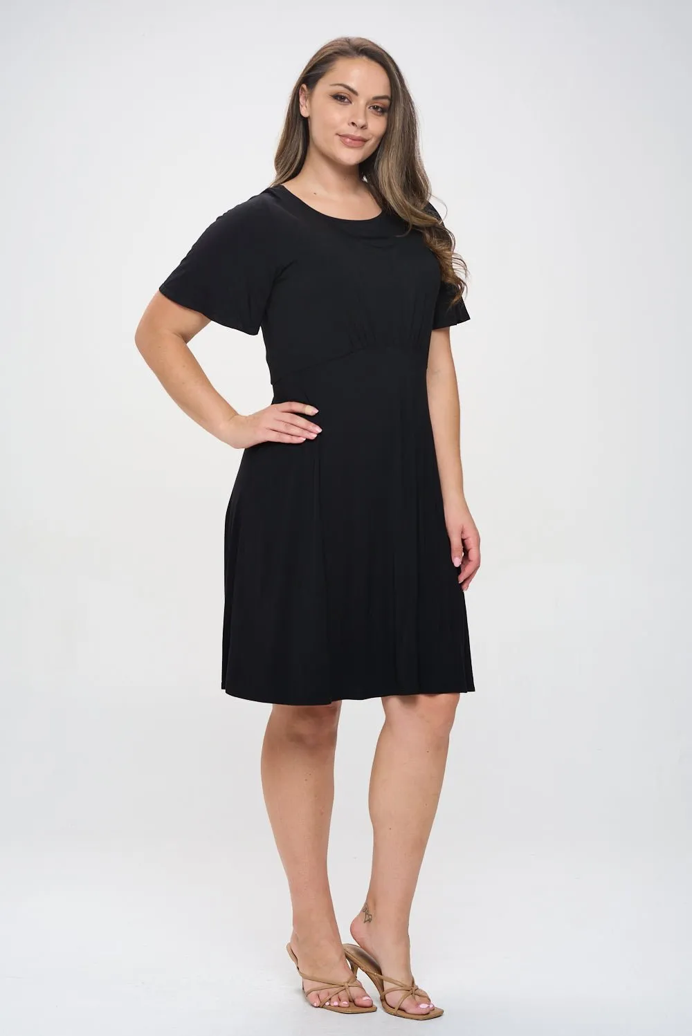 Elli Plus Size Short Sleeve Dress