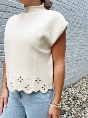 Embroidered Detail Sweater