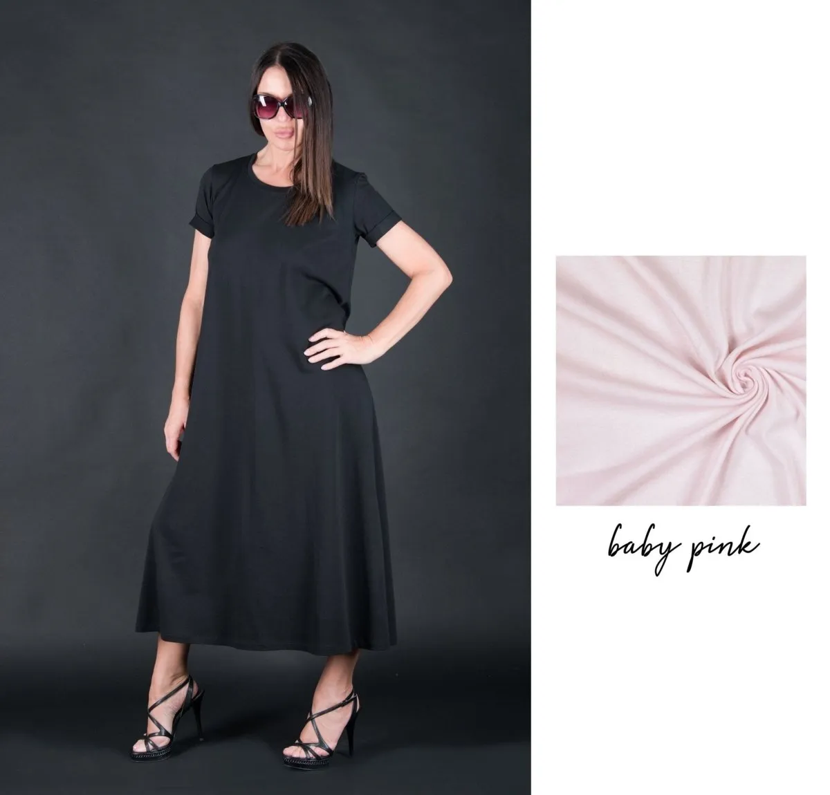 EMY Black Summer Cotton Dress ON SALE