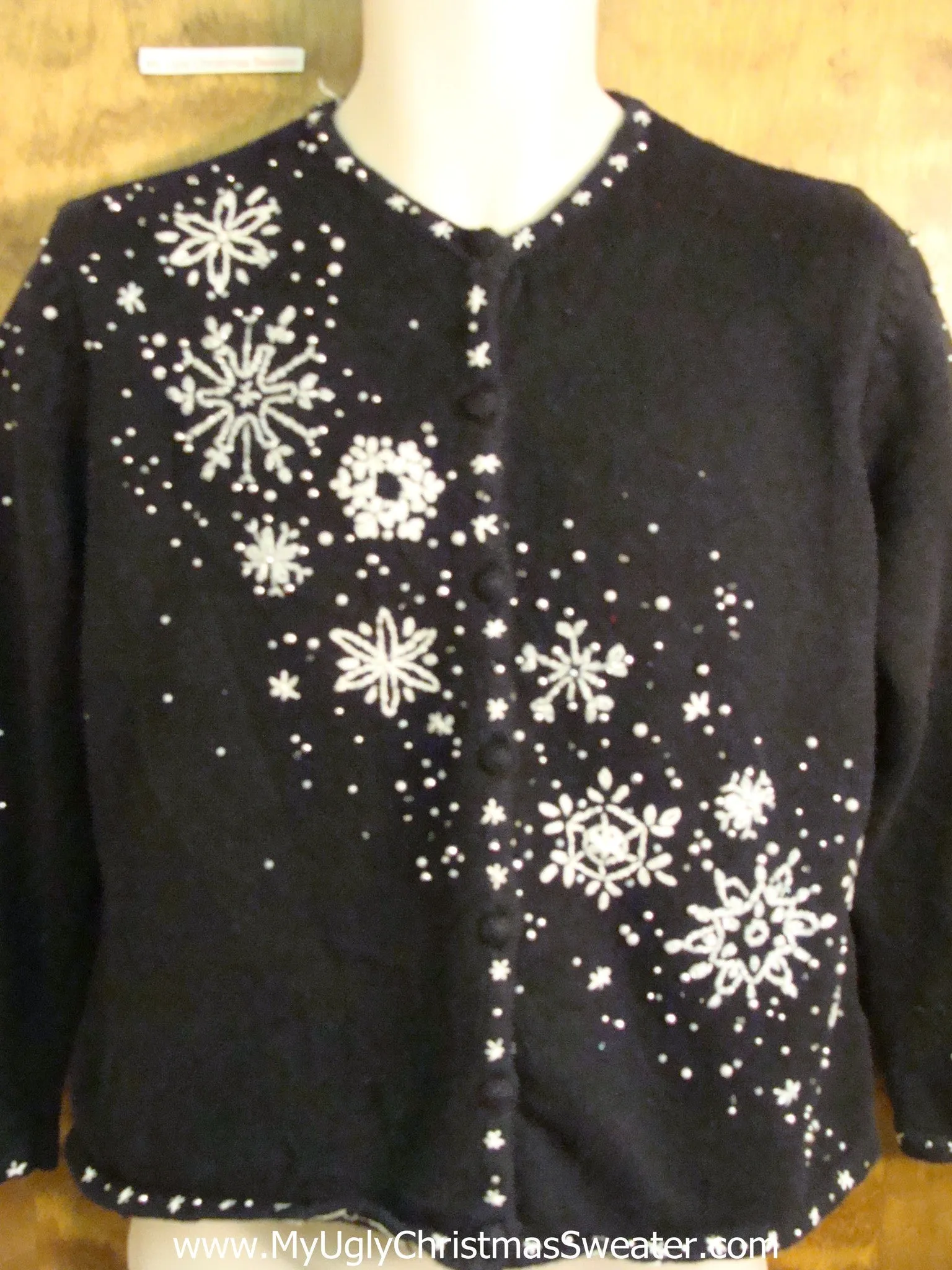 Festive Snowflakes Novelty Funny Holiday Sweater