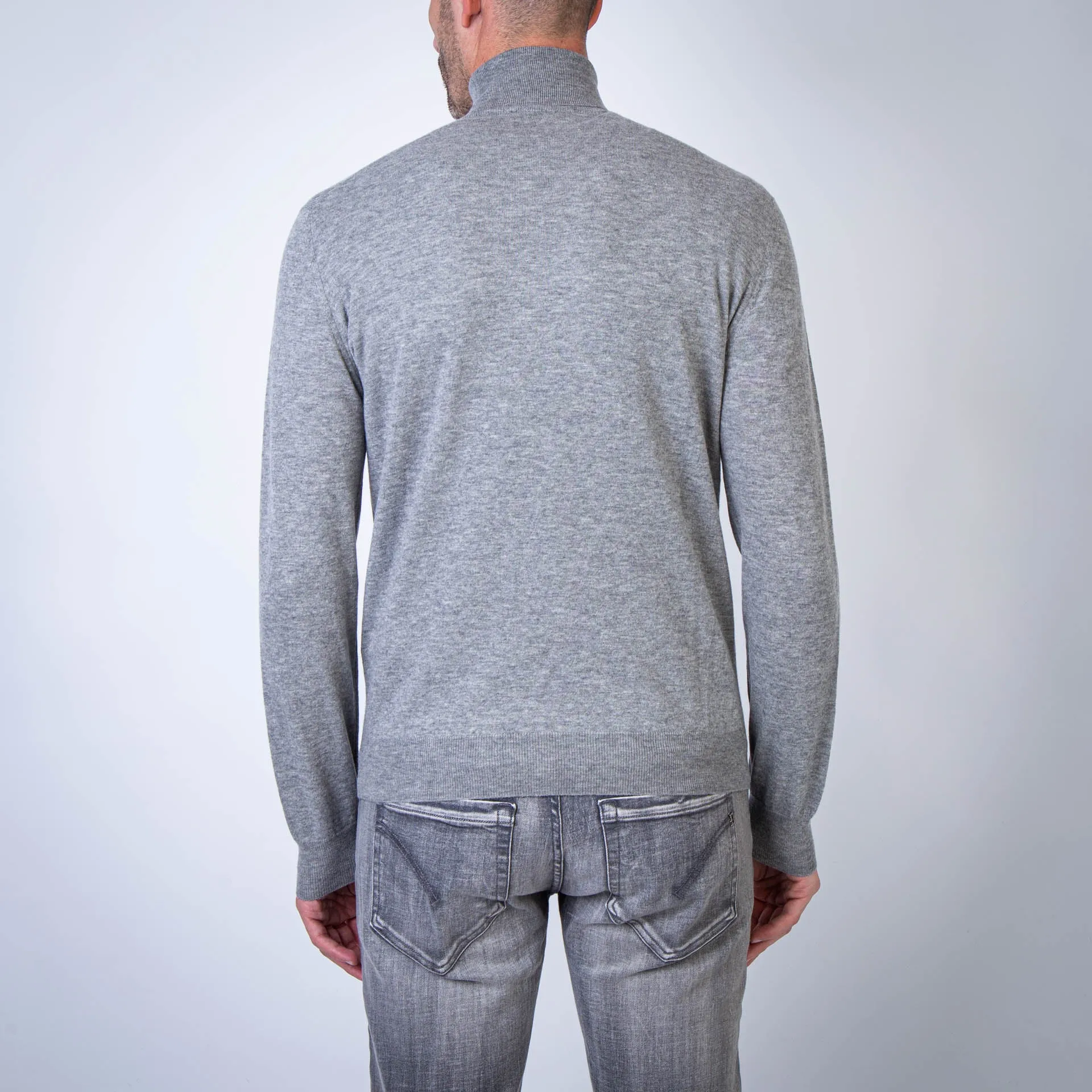 FILIPPO DE LAURENTIIS SWEATER DV1ML WC16R 910 GREY