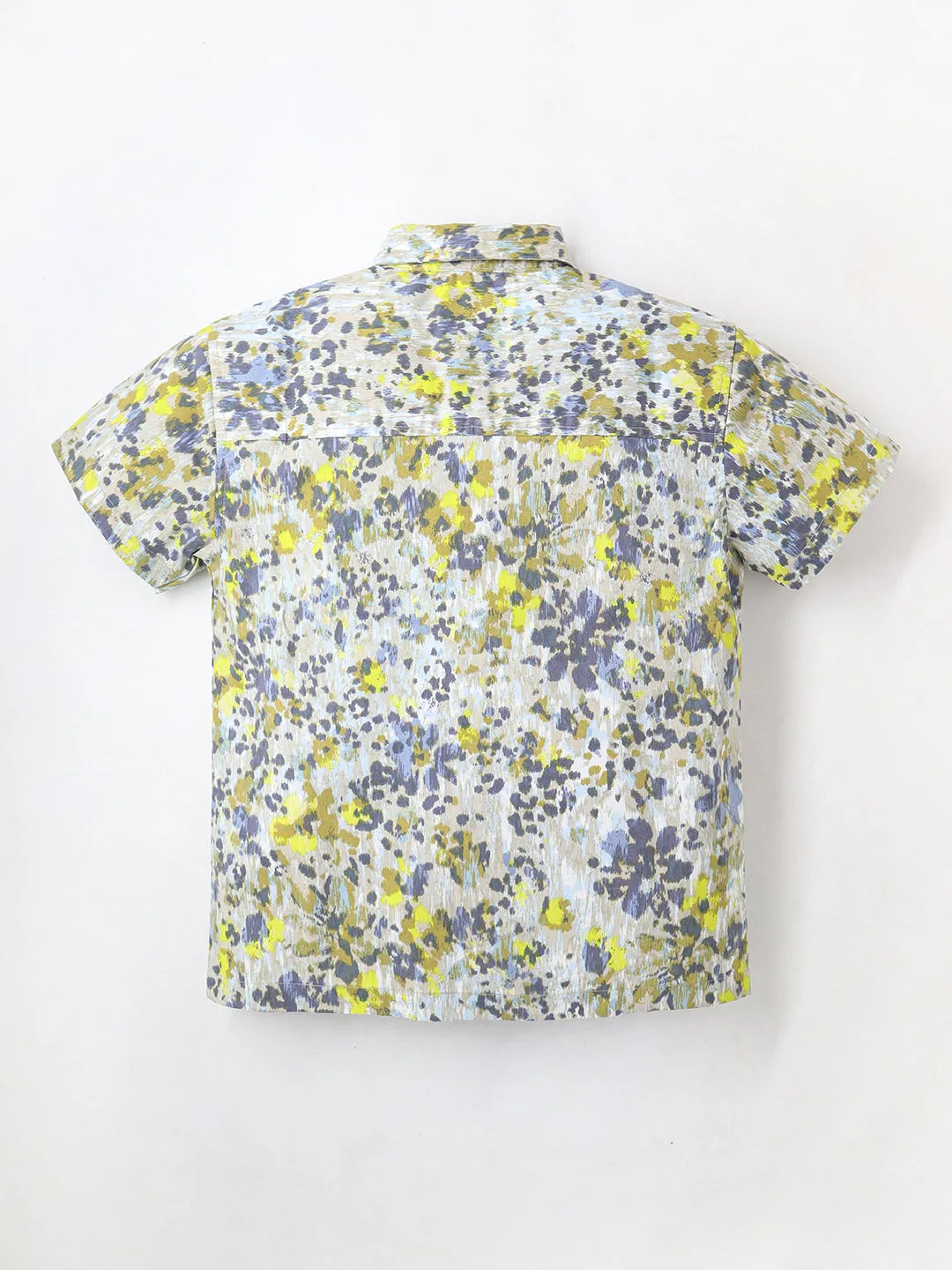 Fine Cotton Printed Shirt For Boys