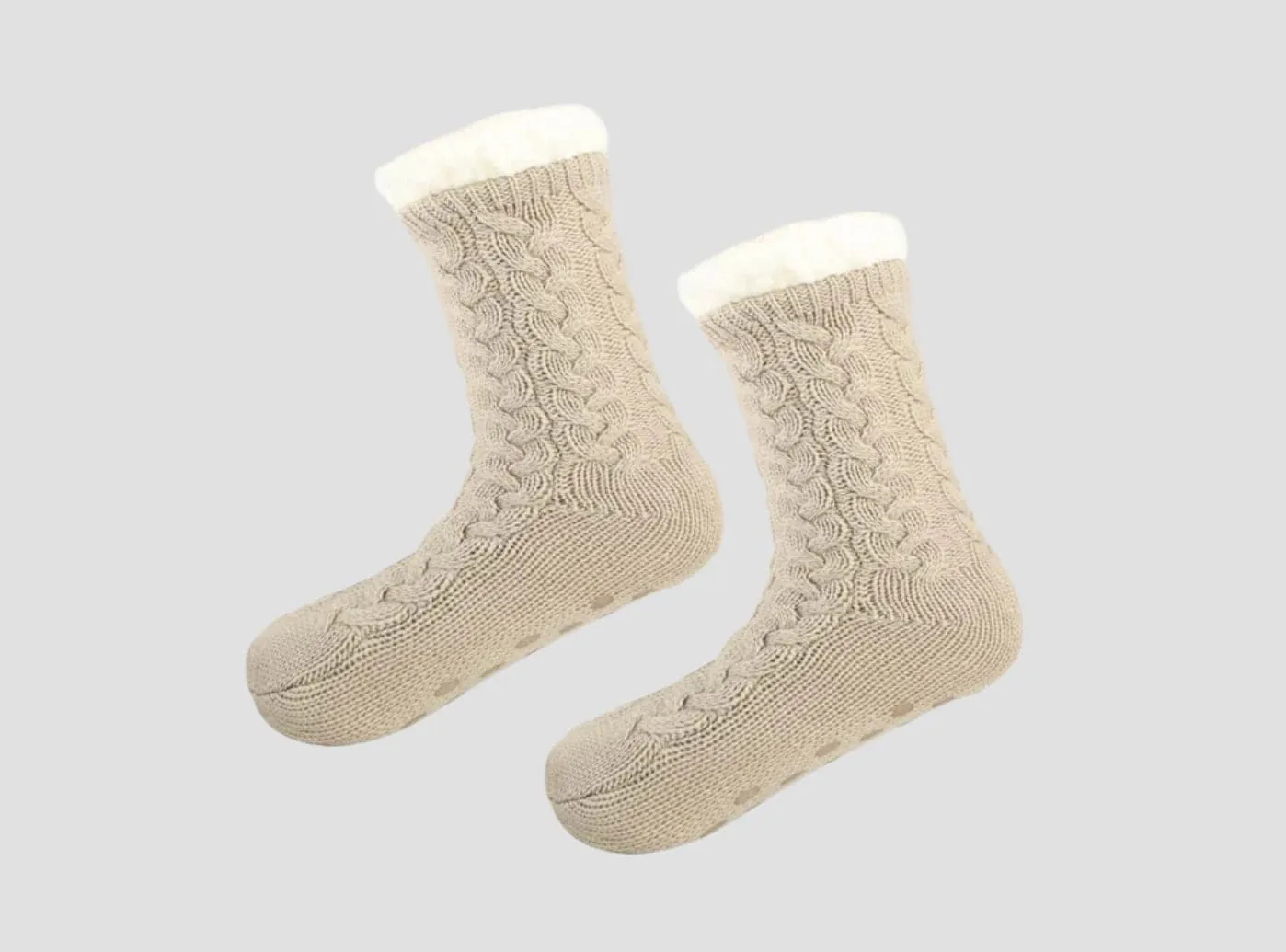 FitVille SureFoot Indoor Cozy Socks V1 (Unisex)