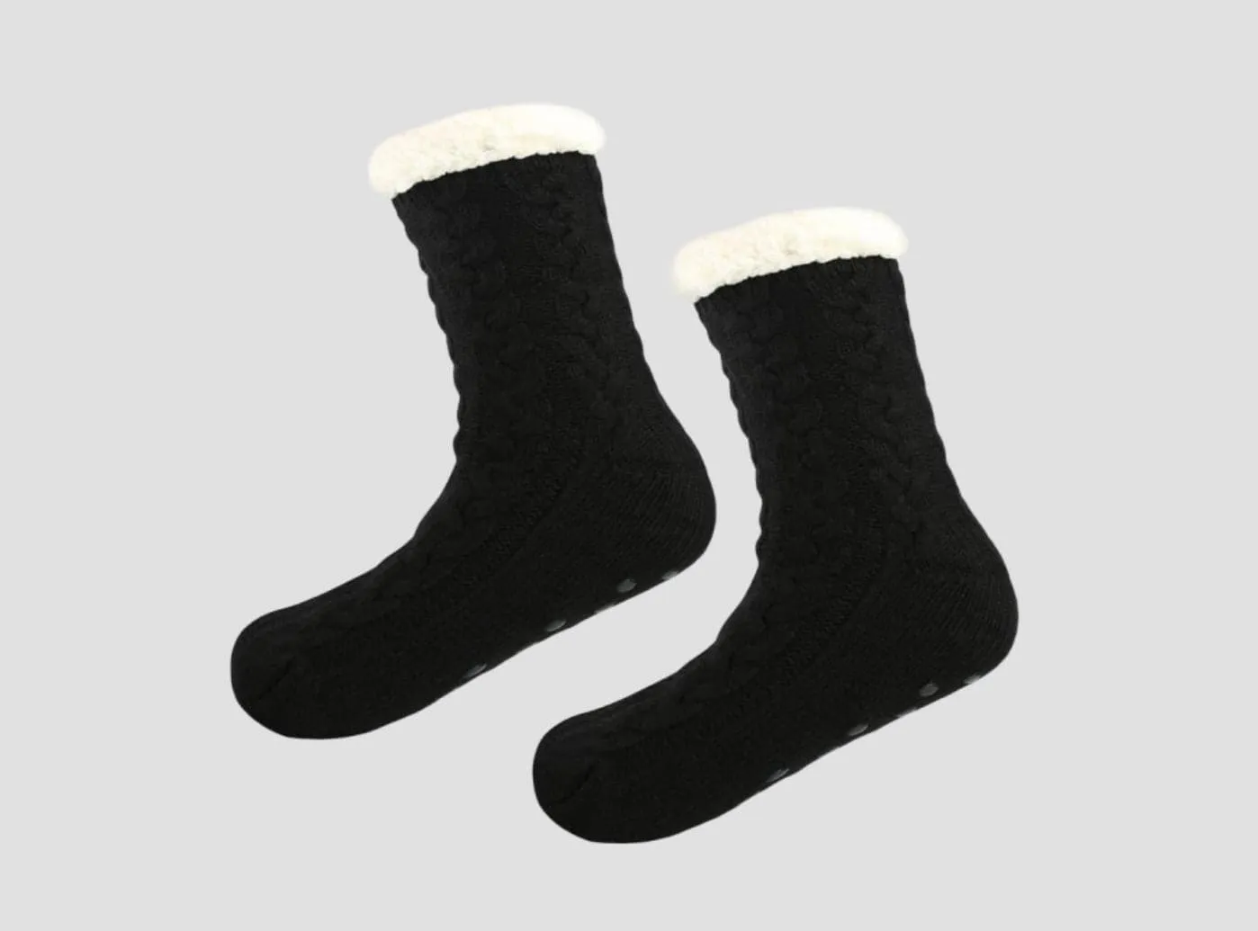 FitVille SureFoot Indoor Cozy Socks V1 (Unisex)