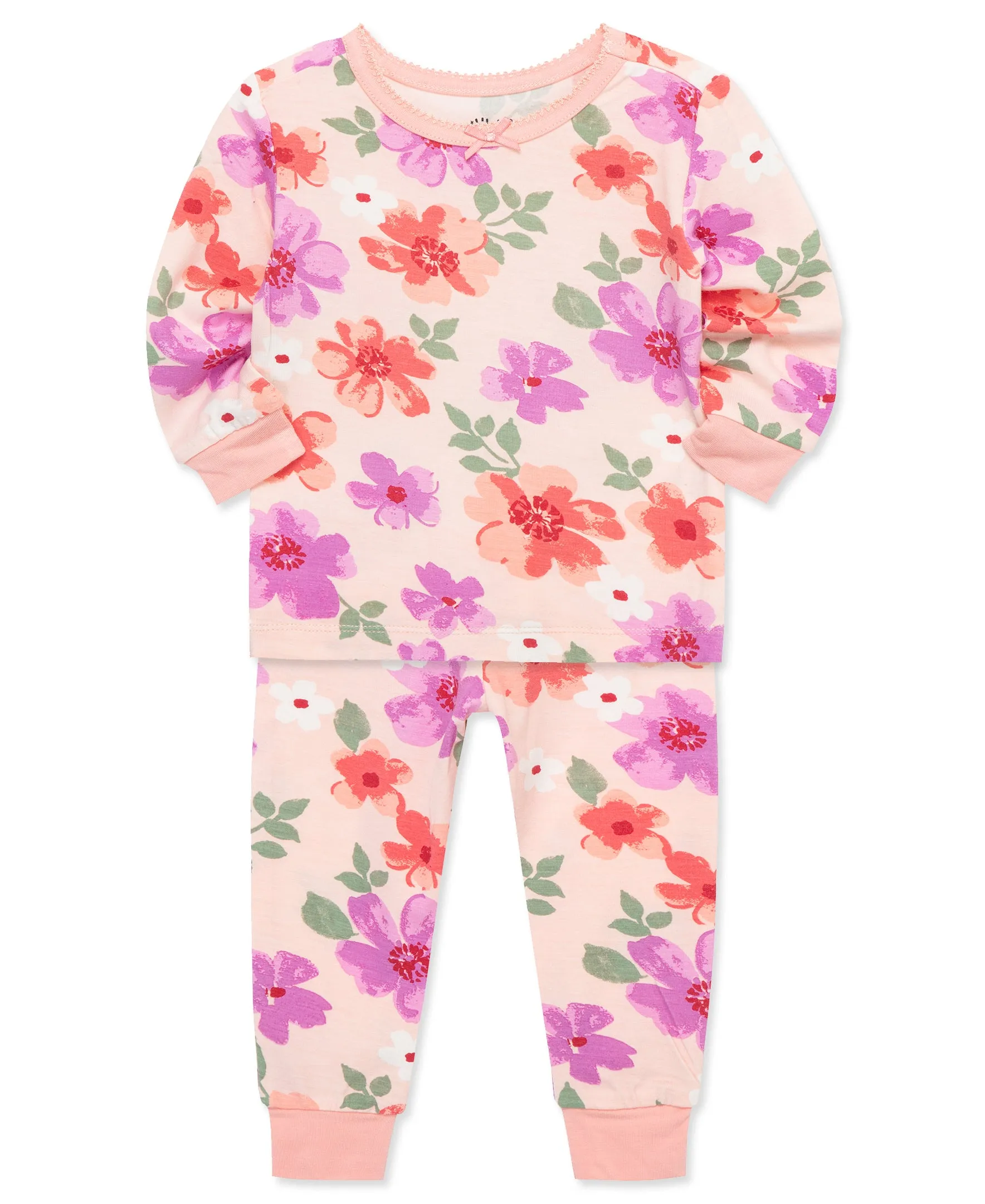 Floral 4-Piece Bamboo Pajama Set (12M-24M)