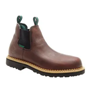 GR500 Georgia Men's Waterproof 4" Romeo Soft Toe Brown