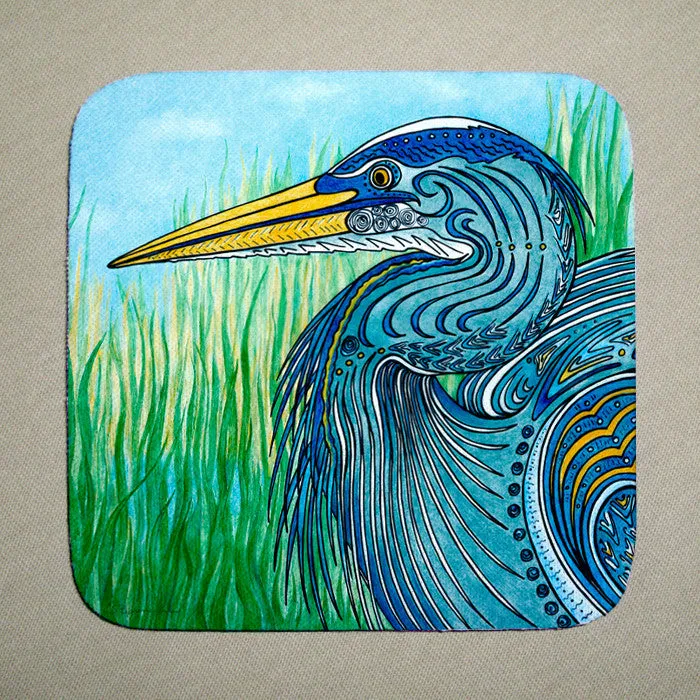 Great Blue Heron Coaster