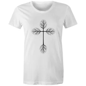 Growing Cross Women's T-Shirt