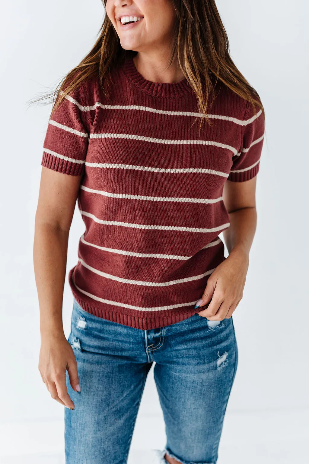 Harley Striped Sweater Top