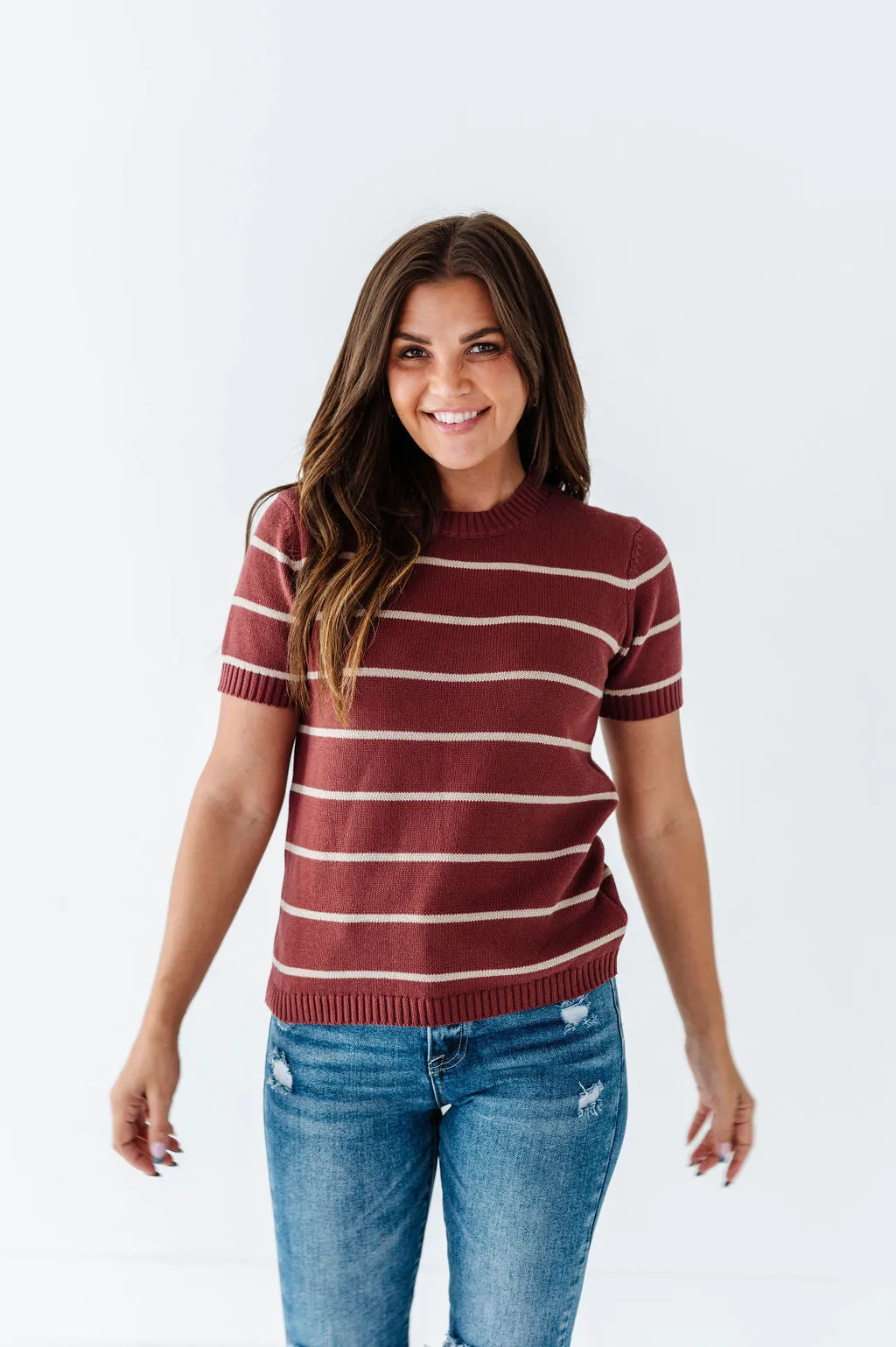 Harley Striped Sweater Top